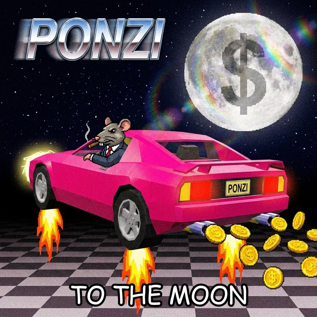 PONZI, A 42-image campaign set, played entirely straight